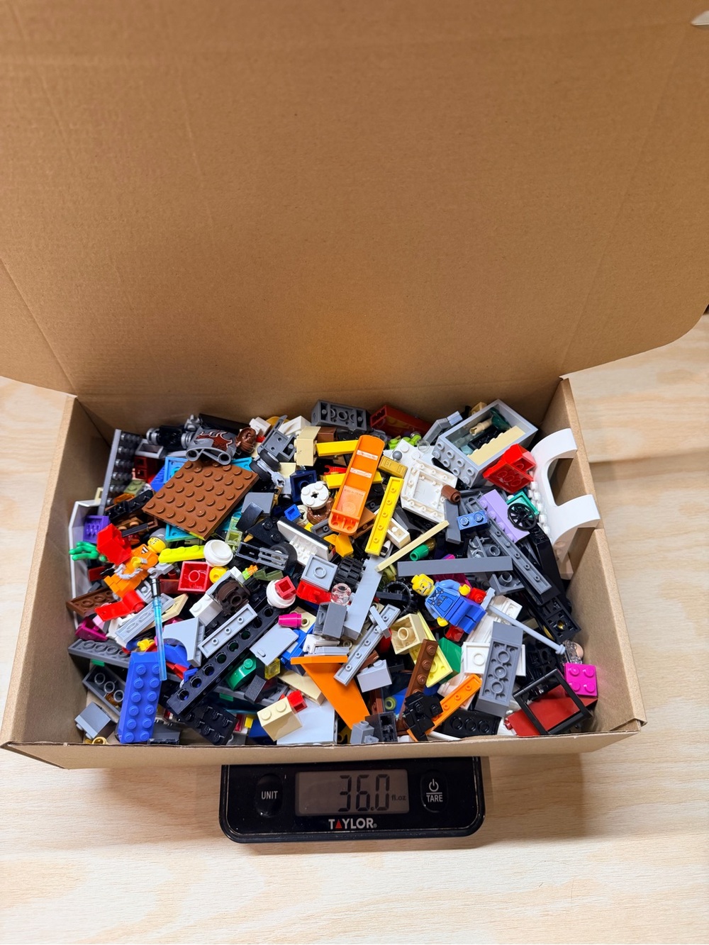 LEGO Bulk Lot 36 oz Mixed Bricks Pieces Parts Assorted Building Blocks